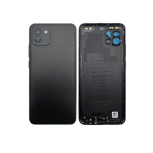 Arxa qapaq kamera şüşəsi ilə Samsung A03 (A035F) qara Arxa qapaq kamera şüşəsi ilə Samsung A03 (A035F) qara