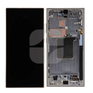 Ekran Samsung S24 Ultra (S928B) çərçivədə qara SVC ehtiyat hissəsi - iFix