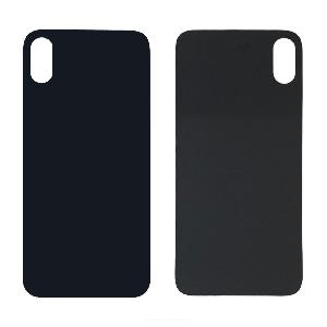 Arxa qapaq iPhone XS (böyük kəsik) qara ORG