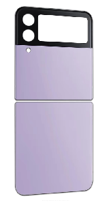 Arxa qapaq kamera şüşəsi ilə Samsung Z Flip 4 (F721B) bənövşəyi
