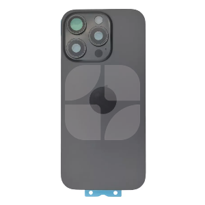 Arxa qapaq kamera şüşəsi və magsafe ilə iPhone 16 Pro qara ORG ehtiyat hissəsi - iFix