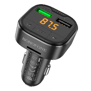 Modulyator FM maşın üçün Borofone BC43 qara Modulyator FM maşın üçün Borofone BC43 qara