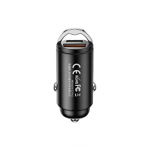 Şarj başlığı maşın üçün PD+USB 45W Remax RCC350 qara Şarj başlığı maşın üçün PD+USB 45W Remax RCC350 qara