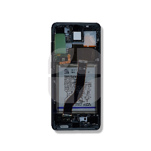 Ekran Samsung S20 Plus (SM-G985) çərçivədə qara SVC ehtiyat hissəsi - iFix