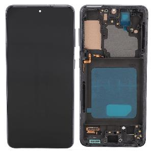Ekran Samsung S21 (G991B) çərçivədə qara SVC Ekran Samsung S21 (G991B) çərçivədə qara SVC