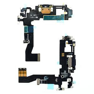 Enerji doldurma paneli/ mikrofon iPhone 12/ 12 Pro qara ORG