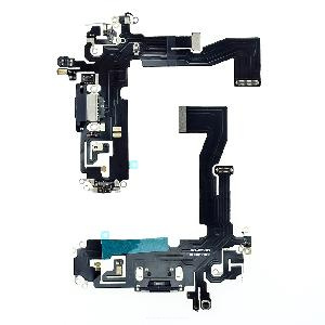 Enerji doldurma paneli/ mikrofon iPhone 12/ 12 Pro qara