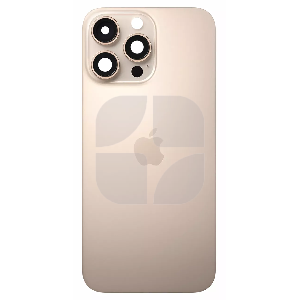 Arxa qapaq kamera şüşəsi və magsafe ilə iPhone 16 Pro Max açıq qızılı ORG ehtiyat hissəsi - iFix