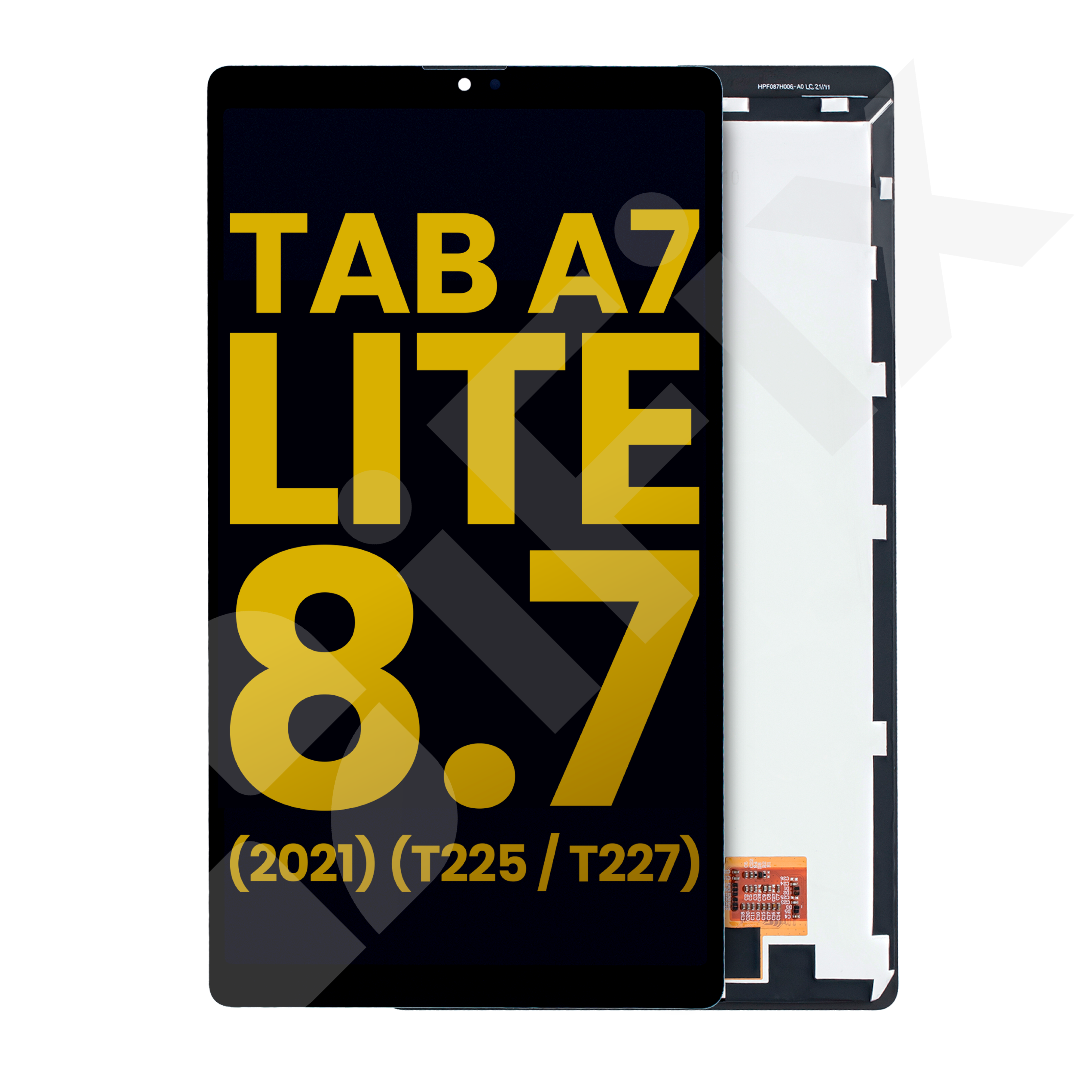 Ekran Samsung T225 Tab A7 Lite 8.7 LTE qara