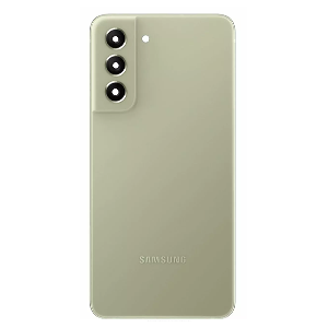 Arxa qapaq kamera şüşəsi ilə Samsung S21 FE (G990F) boz 