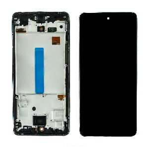 Ekran Samsung A52 (A525F)/ A52 5G (A526F)/ A52s (A528F) çərçivədə qara In-Cell