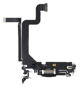Enerji doldurma paneli/ sistem konnektoru/ mikrofon iPhone 14 Pro Max qara ORG Enerji doldurma paneli/ sistem konnektoru/ mikrofon iPhone 14 Pro Max qara ORG