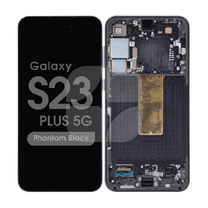 Ekran Samsung S23 Plus (S916B) çərçivədə qara SVC ehtiyat hissəsi - iFix