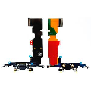 Enerji doldurma paneli/ mikrofon iPhone 8 Plus qara ORG