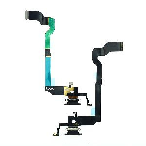 Enerji doldurma paneli/ mikrofon iPhone X qara ORG