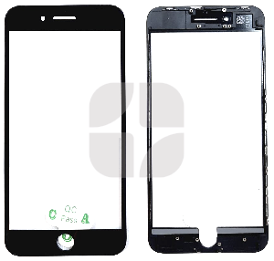 Şüşə ekran üçün/ OCA/ çərçivə iPhone 8 Plus qara ehtiyat hissəsi - iFix