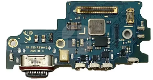 Enerji doldurma paneli/ mikrofon/ sim konnektor Samsung S21 FE (G990B) ORG ehtiyat hissəsi - iFix