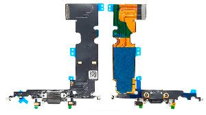 Enerji doldurma paneli/ mikrofon iPhone 8 Plus qara