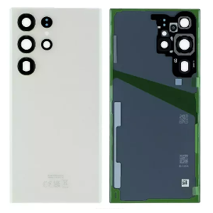 Arxa qapaq kamera şüşəsi ilə Samsung S23 Ultra (S918B) ağ Arxa qapaq kamera şüşəsi ilə Samsung S23 Ultra (S918B) ağ