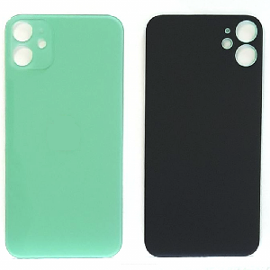 Arxa qapaq iPhone 11 (böyük kəsik) yaşıl ORG Arxa qapaq iPhone 11 (böyük kəsik) yaşıl ORG