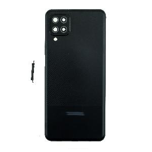 Arxa qapaq kamera şüşəsi ilə Samsung A12/ A12 Nacho (A125F/ A127F) qara Arxa qapaq kamera şüşəsi ilə Samsung A12/ A12 Nacho (A125F/ A127F) qara