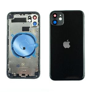 Arxa qapaq iPhone 11 (böyük kəsik) qara ORG Arxa qapaq iPhone 11 (böyük kəsik) qara ORG
