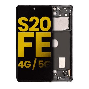 Ekran Samsung S20 FE (G780F) çərçivədə qara SVC Ekran Samsung S20 FE (G780F) çərçivədə qara SVC