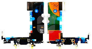 Enerji doldurma paneli/ mikrofon iPhone 8 qara ORG ehtiyat hissəsi - iFix
