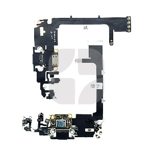 Enerji doldurma paneli/ sistem konnektoru/ mikrofon iPhone 11 Pro qara ehtiyat hissəsi - iFix