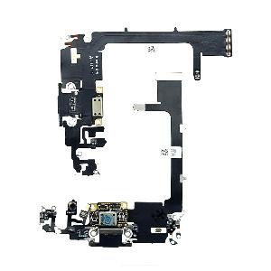 Enerji doldurma paneli/ sistem konnektoru/ mikrofon iPhone 11 Pro qara