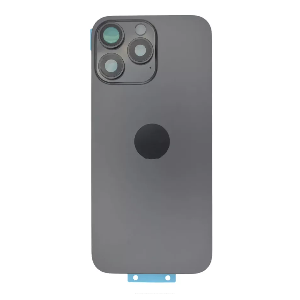 Arxa qapaq kamera şüşəsi ilə iPhone 16 Pro Max qara ORG