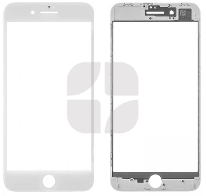 Şüşə ekran üçün/ OCA/ çərçivə iPhone 8 Plus ağ ehtiyat hissəsi - iFix