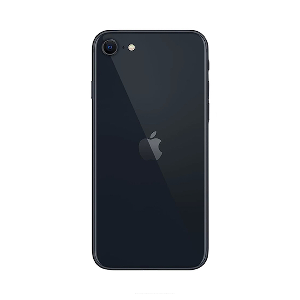 Arxa qapaq iPhone SE 2020 (böyük kəsik) qara Arxa qapaq iPhone SE 2020 (böyük kəsik) qara