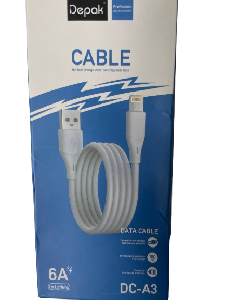 Kabel USB Depak DC-A3 (Lightning) ağ Kabel USB Depak DC-A3 (Lightning) ağ