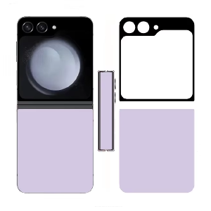 Arxa qapaq kamera şüşəsi ilə Samsung Z Flip 5 (F731B) bənövşəyi