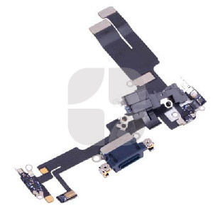 Enerji doldurma paneli/ sistem konnektoru/ mikrofon iPhone 14 qara ORG ehtiyat hissəsi - iFix