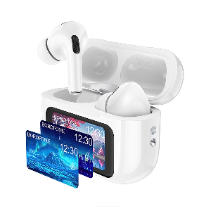 Qulaqlıq simsiz Borofone BW76 ekranlı ağ Qulaqlıq simsiz Borofone BW76 ekranlı ağ