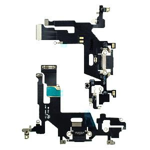 Enerji doldurma paneli/ mikrofon iPhone 11 qara ORG