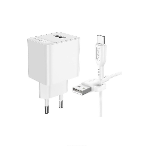 Şarj adapteri USB Borofone BAS11A (Lightning) ağ