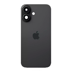 Arxa qapaq kamera şüşəsi ilə iPhone 16 qara ORG