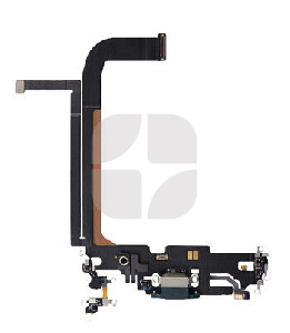 Enerji doldurma paneli/ mikrofon iPhone 13 Pro Max qara ORG ehtiyat hissəsi - iFix