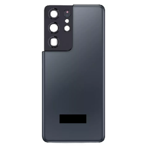 Arxa qapaq kamera şüşəsi ilə Samsung S21 Ultra (G998B) qara