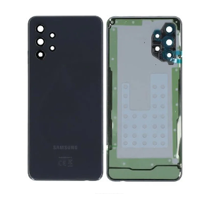 Arxa qapaq kamera şüşəsi ilə Samsung A32 (A325F) qara Arxa qapaq kamera şüşəsi ilə Samsung A32 (A325F) qara