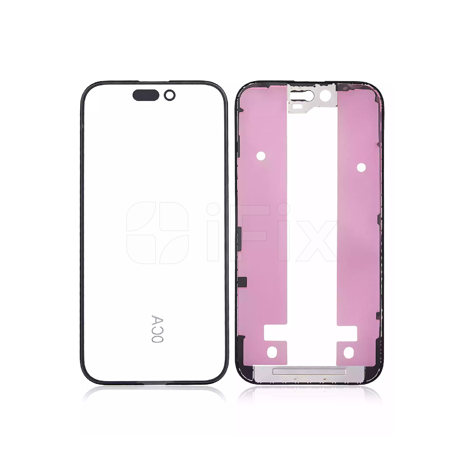 Şüşə ekran üçün/ OCA/ çərçivə iPhone 15