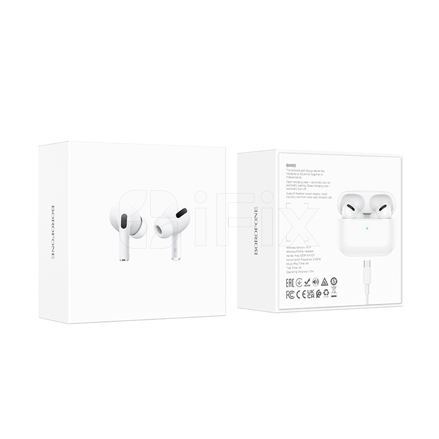 Qulaqlıq simsiz Borofone BW80 ağ Qulaqlıq simsiz Borofone BW80 ağ