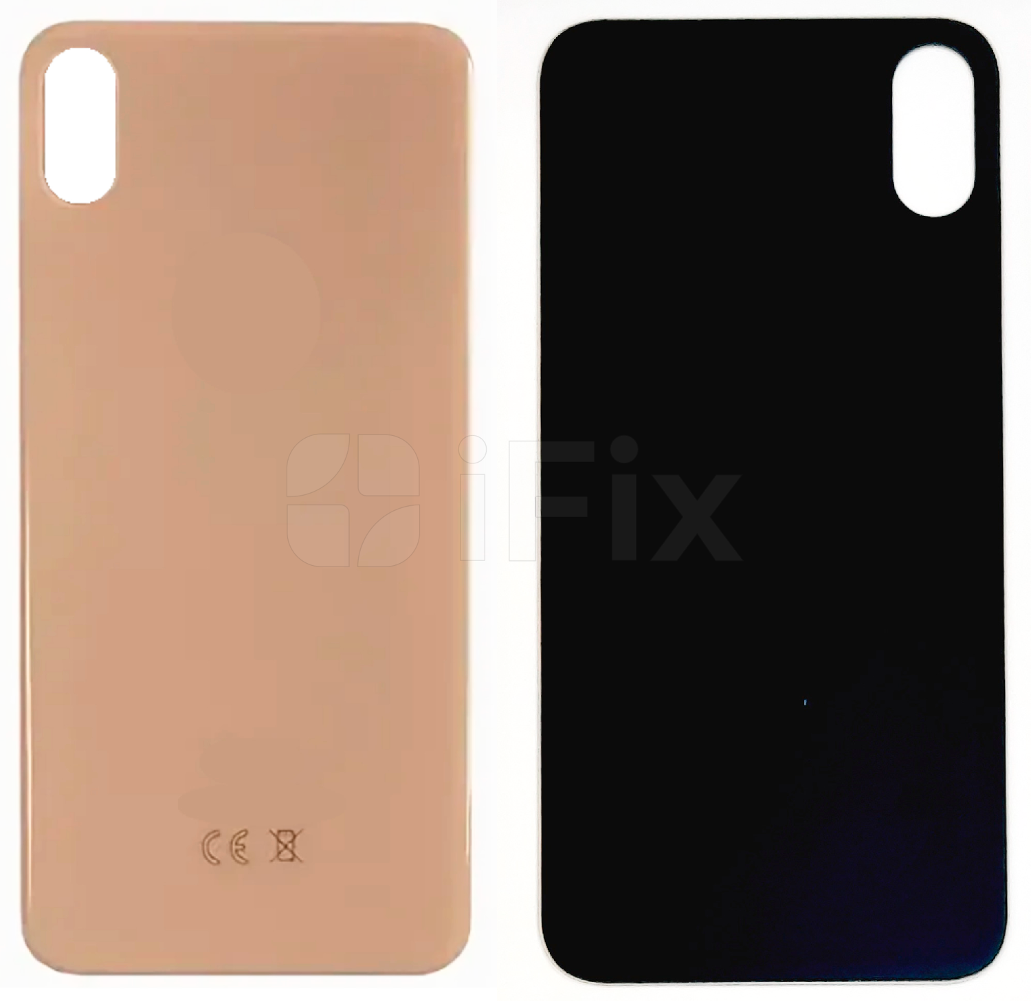 Arxa qapaq iPhone XS (böyük kəsik) qızılı ORG Arxa qapaq iPhone XS (böyük kəsik) qızılı ORG