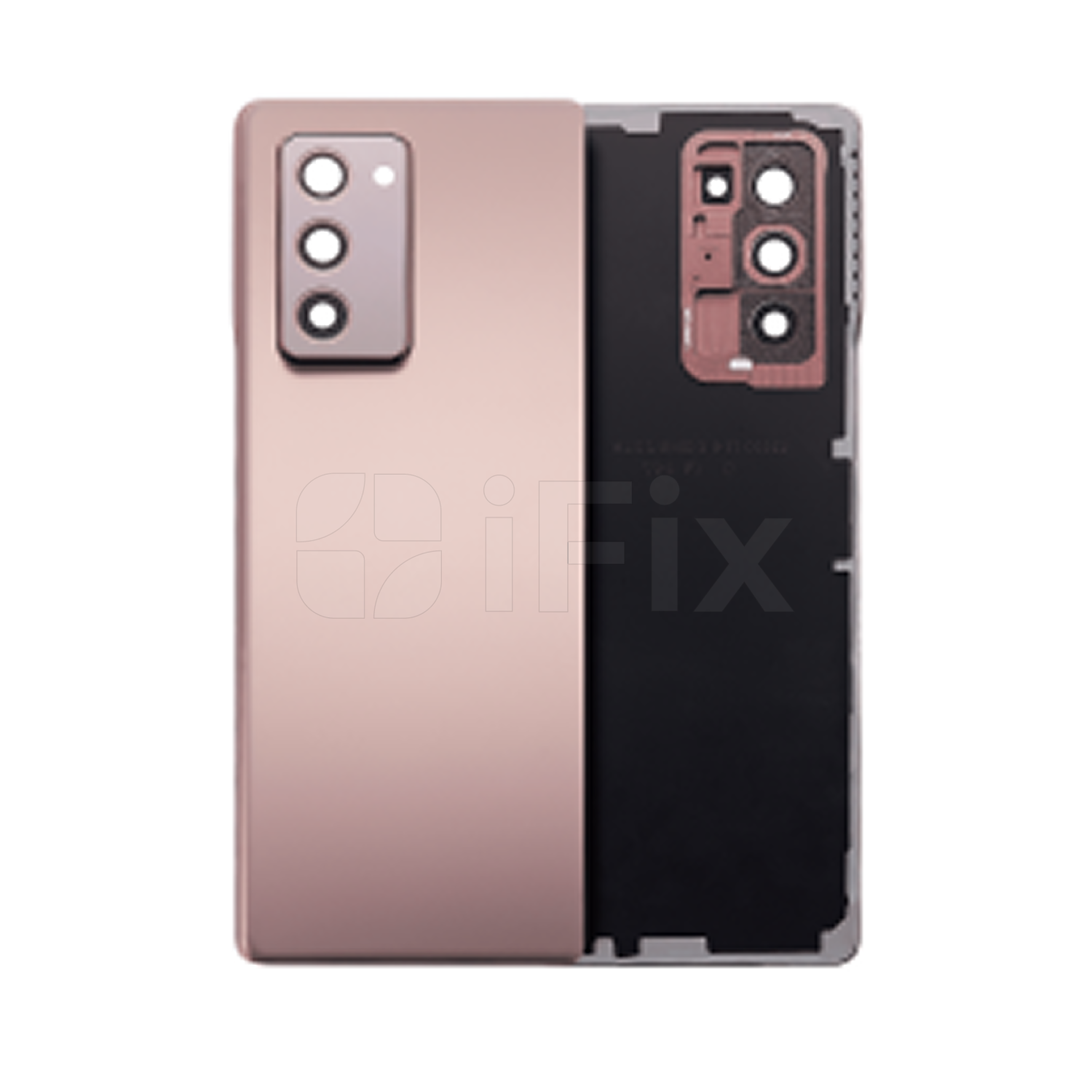 Arxa qapaq kamera şüşəsi ilə Samsung Z Fold 2 (F916B) bürünc