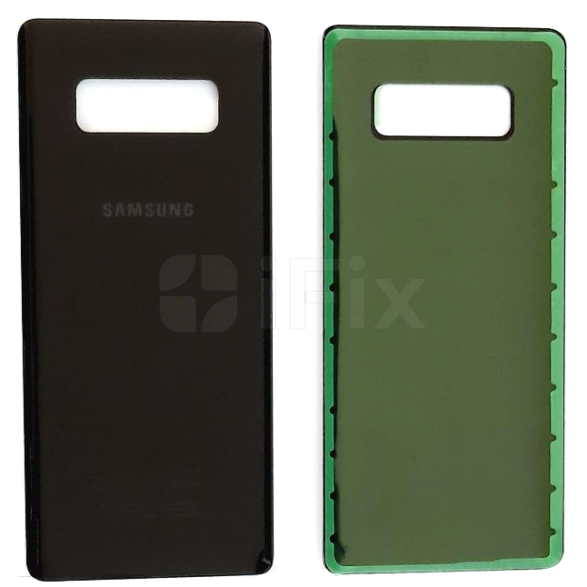 Arxa qapaq kamera şüşəsi ilə Samsung Note 8 (N950F) qara
