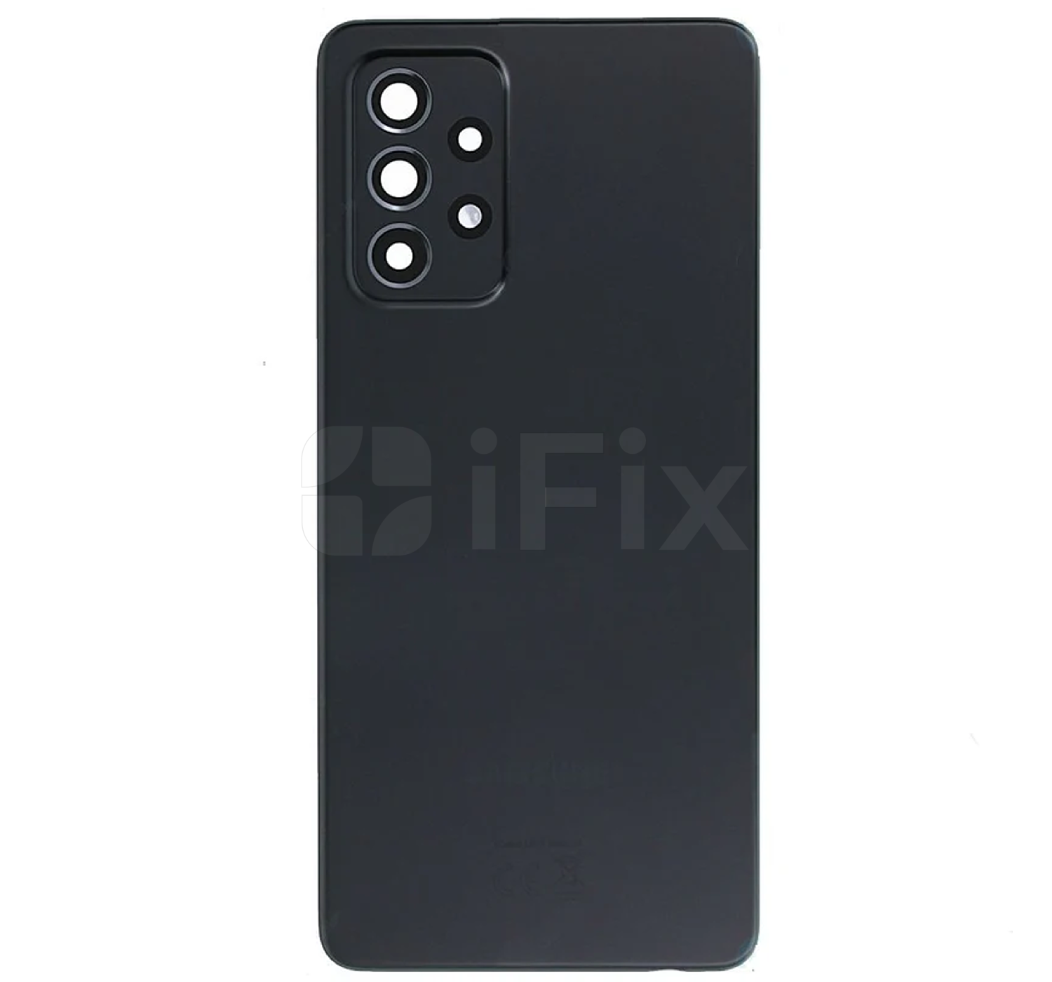 Arxa qapaq kamera şüşəsi ilə Samsung A52 (A525F) qara Arxa qapaq kamera şüşəsi ilə Samsung A52 (A525F) qara