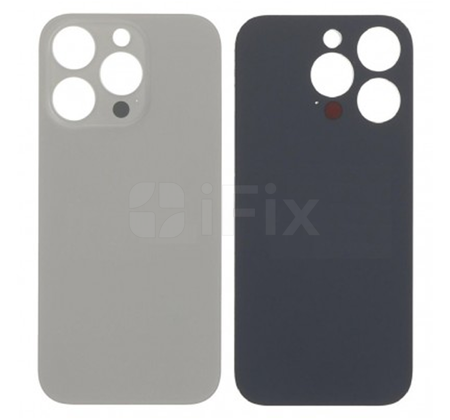 Arxa qapaq iPhone 11 - 16 Pro natural titanium (yığılma)